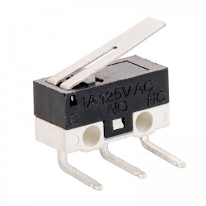 High-Performance Micro Switch 2/3Pin NO/NC Mini Limit Switch with Roller Arc Lever